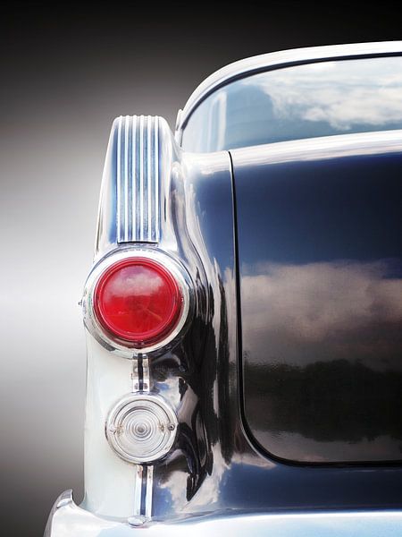 American classic car Chieftain 1955 Tail light by Beate Gube
