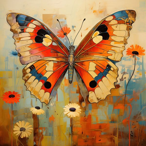 Schmetterling abstrakt von Imagine