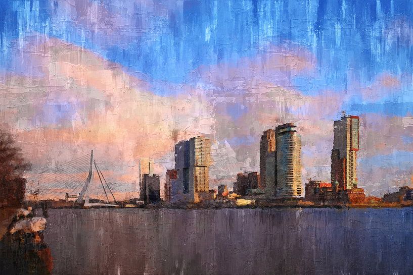 Gemalte Kop van Zuid von Arjen Roos