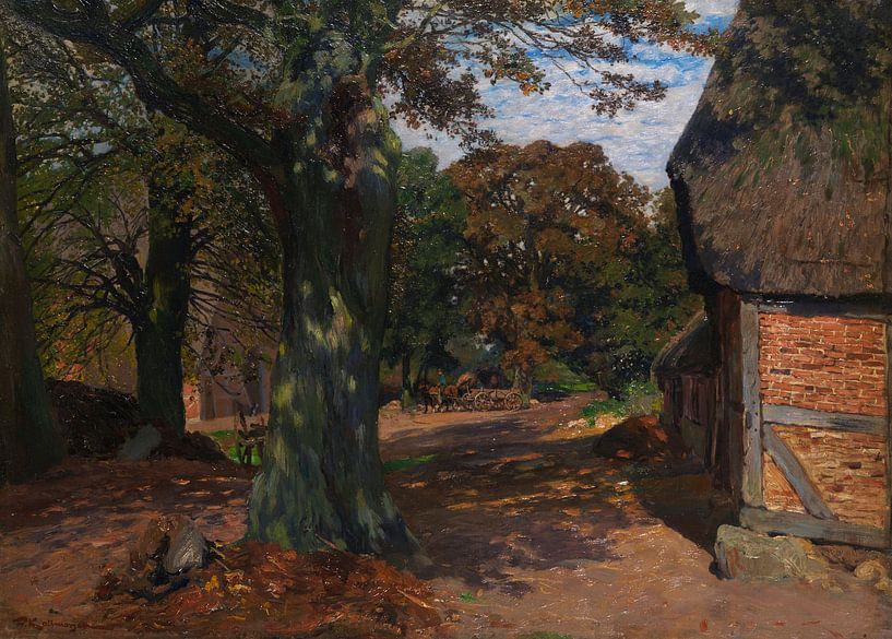 FRIEDRICH KALLMORGEN, Lower German farm, ca. 1904 by Atelier Liesjes