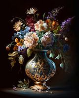 Stilleben mit Blumen.