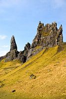 Rotsformatie op Isle of Skye