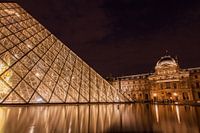 Het Louvre-gebouw in Parijs