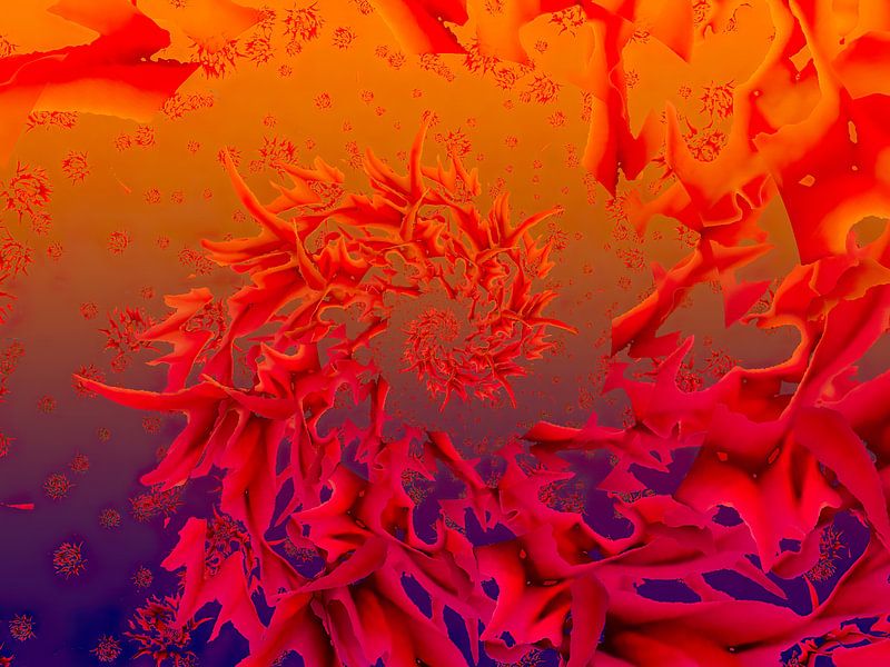 twirl 6 rouge par Klaartje Majoor