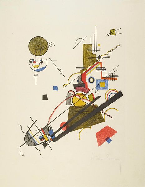 Joyous Ascent, Wassily Kandinsky by Masterful Masters