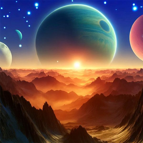 Mountain Moon by Eric Nagel