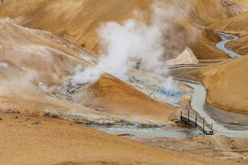 Kerlingarfjöll ein Gebirgszug in Island von Menno Schaefer