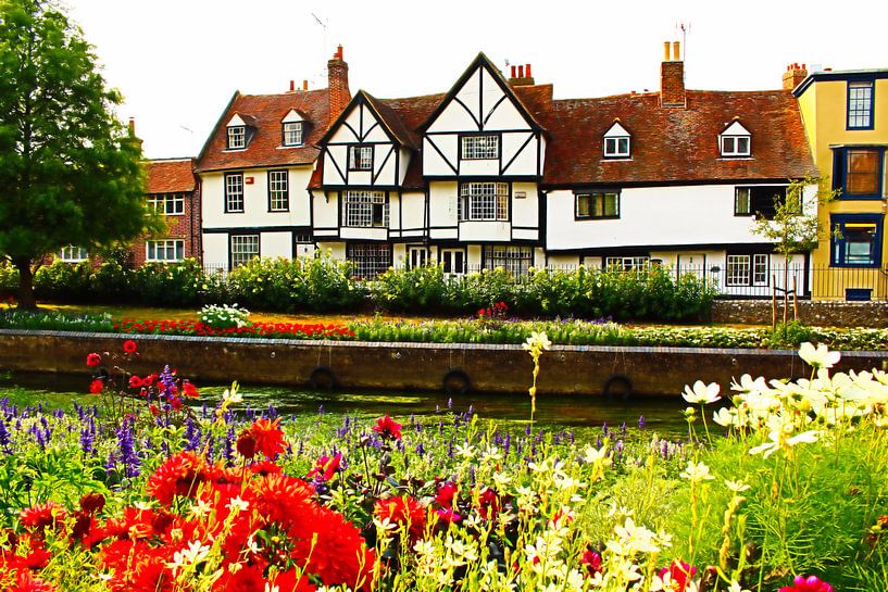 Haus an den Westgate-Gärten - Canterbury England von Loretta's Art