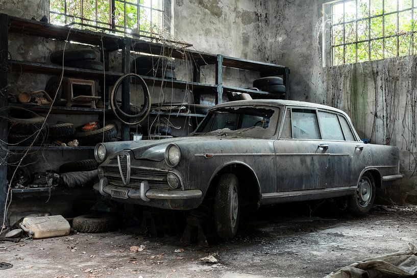 Abandoned classic car - Alpha Romeo by Times of Impermanence