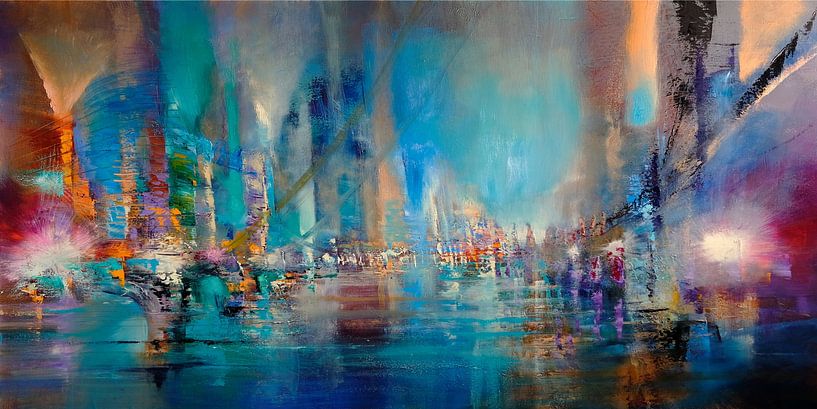 Pulsating life on the river by Annette Schmucker