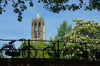 Cyclisme sur un pont à Utrecht 