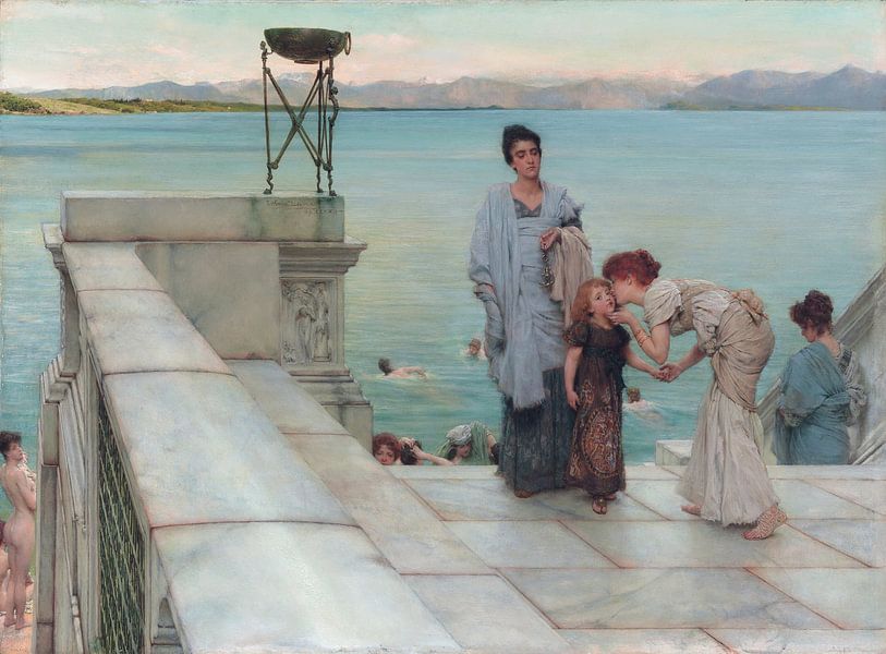 Ein Kuss, Lawrence Alma-Tadema von Atelier Liesjes