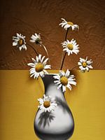 Abschnitt Gewöhnliches Gänseblümchen in Vase