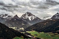 View on the Dolomites and the Valley
