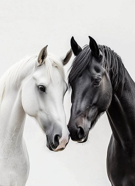Harmonie im Kontrast: Schwarz und Weiß von Color Square