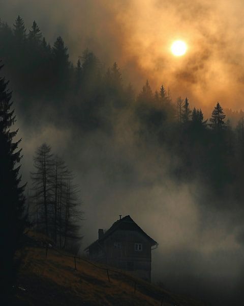 Bohemian Forest in the morning play of light by fernlichtsicht