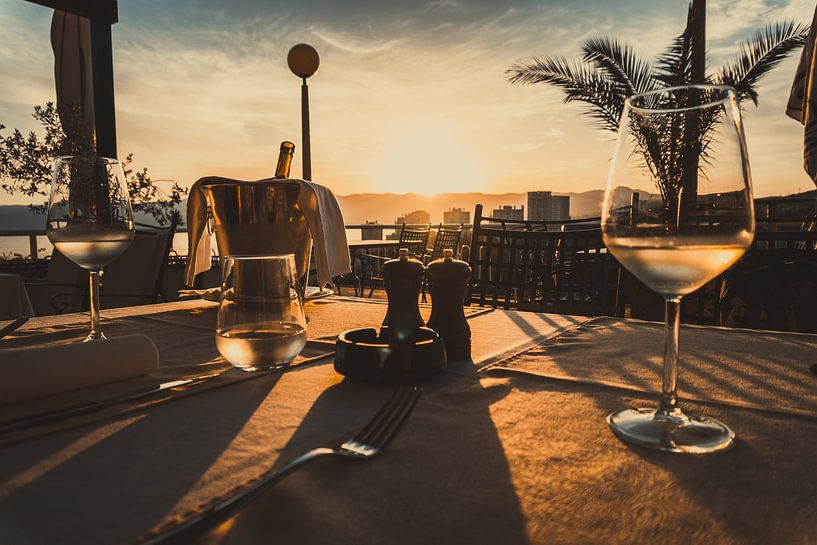 Sonnenuntergang in Kroatien von Gerben Bol