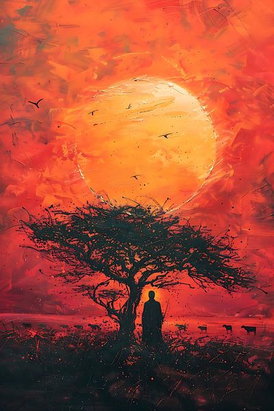 Un éleveur de Samburu par PixelPrestige