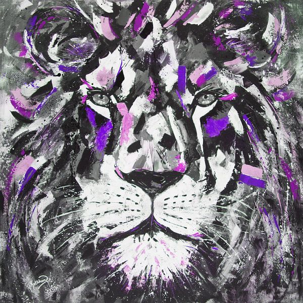 Der Gladiator Löwe von Kathleen Artist Fine Art