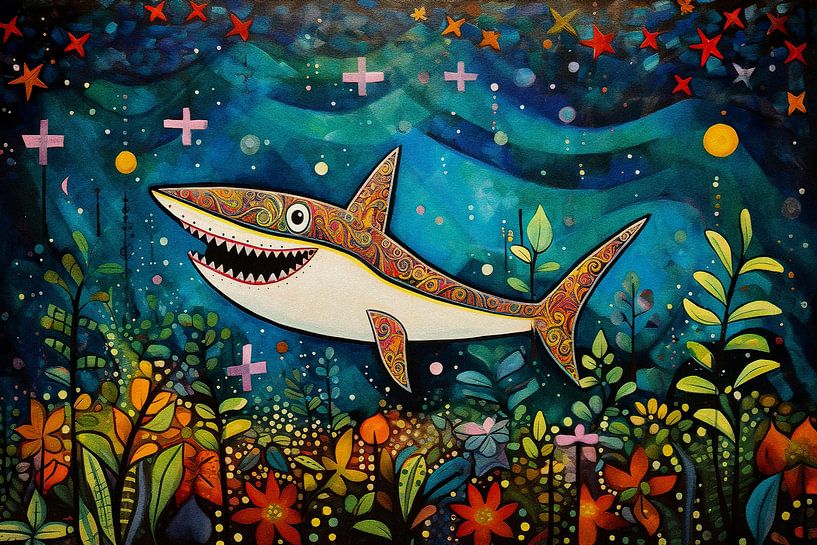 Happy Shark by Whale & Sons