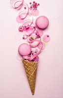 A pink party ice cream