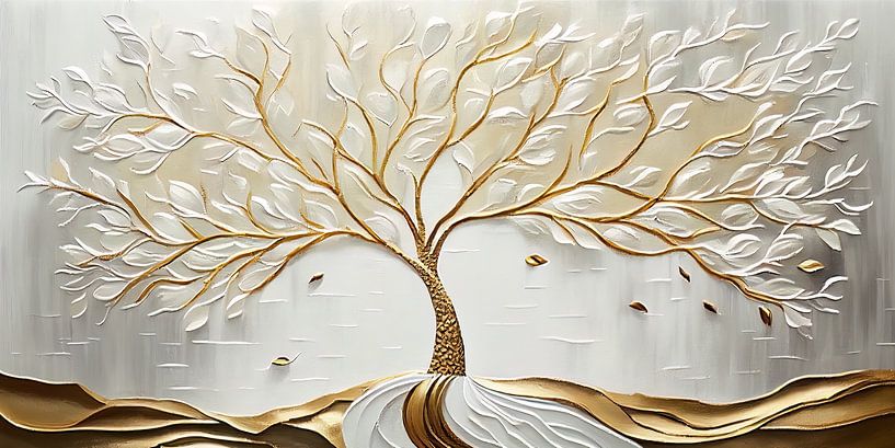 Golden tree by Bert Nijholt