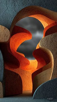 abstrakte Formen und Texturen