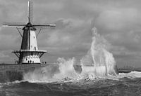 Oranjemolen bij storm