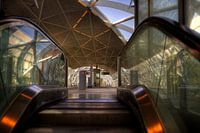 Station Beatrixkwartier spiegel roltrap