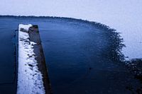 Die Grenze zwischen Eis und Wasser