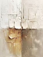 Abstract Composition with Light and Warm Tones