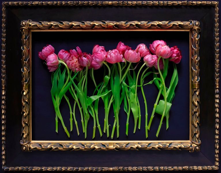 Nature morte avec des tulipes par Thomas Jäger