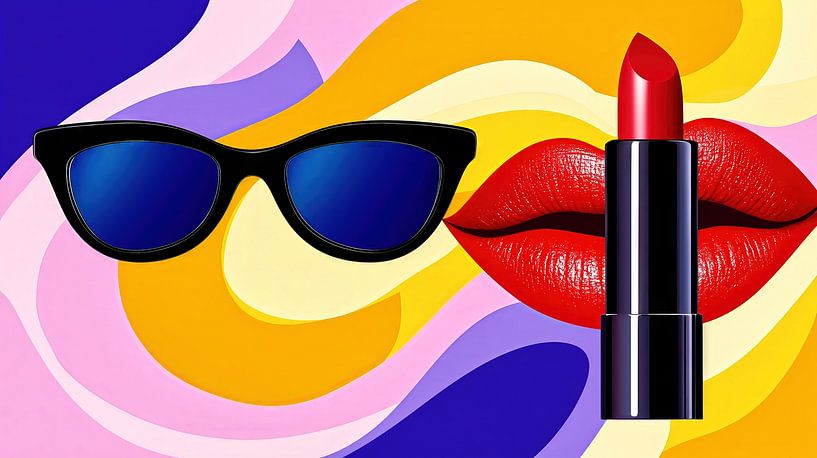 Pop-Art Beauty von Frank Heinz