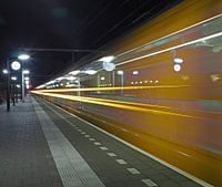 Trein in het donker