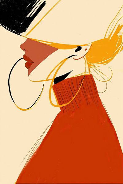 Portrait minimaliste par La collection ARTEO