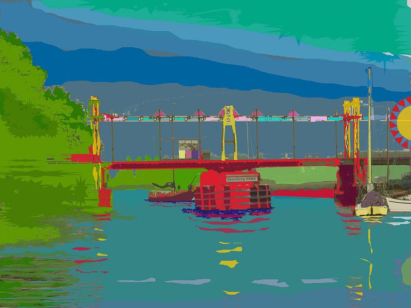 2015 art 3 Leeuwarden Spoorbrug par jan kamps
