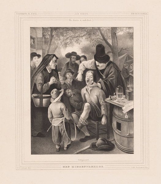 Carel Christiaan Antony Last, Zahnzieher, 1837 - 1840 von Atelier Liesjes