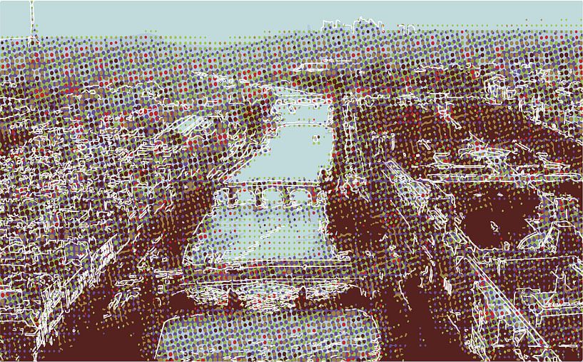 Paris above,  morning by Ariadna de Raadt-Goldberg