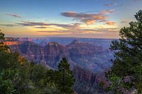 Zonsondergang Grand Canyon (North-Rim)