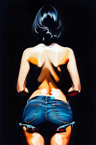 Mädchen nackt sexy von Nz Art