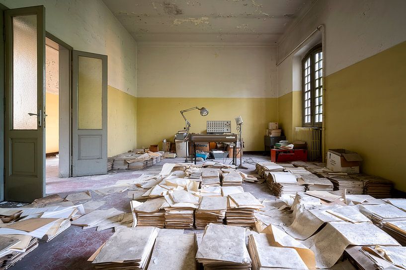 Abandoned File Room. by Roman Robroek - Photos of Abandoned Buildings