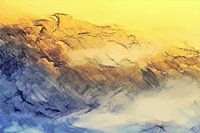 Peinture numérique abstraite intitulée 