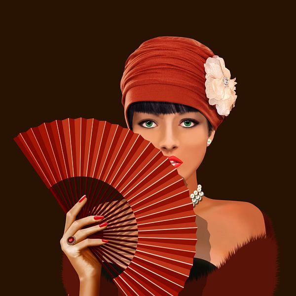 Die schöne Lady mit den grünen Augen von Monika Jüngling