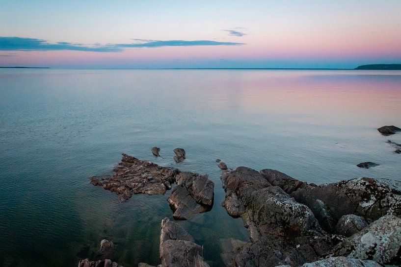Vänern at sunrise by Bas Greevink