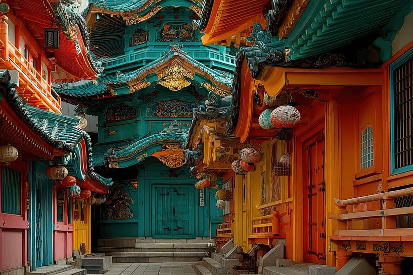 Peinture d'art japonaise par Egon Zitter