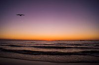 Coucher de soleil sur le Zuiderstrand à La Haye