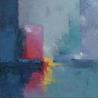 Abstrakte farbige expressionistische moderne Malerei