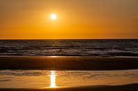 Golden Sunset by the Sea