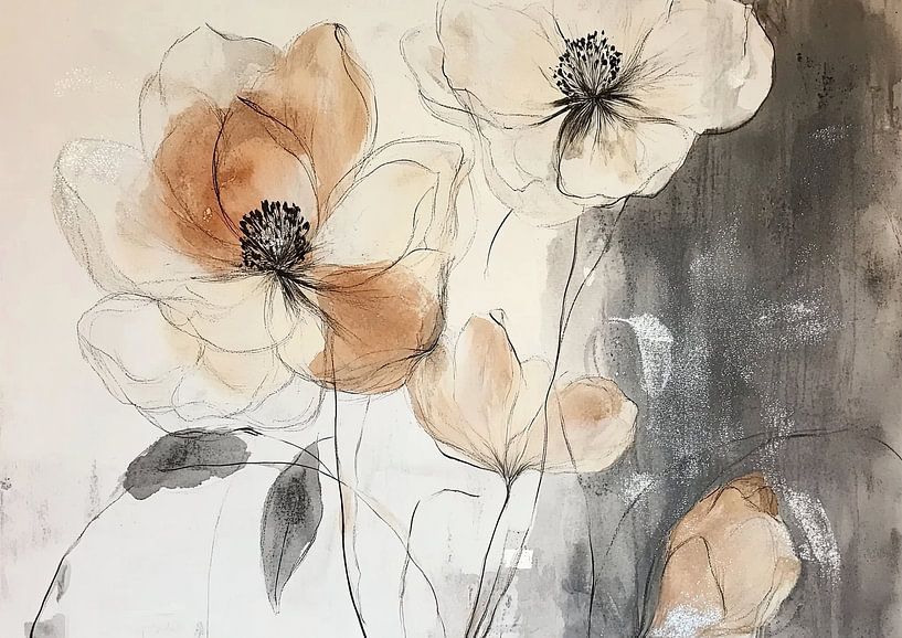 Art floral | Whispered Grace par Zen et Plus