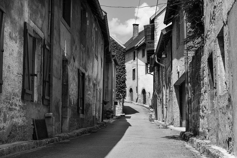Picturesque Street Lods, Doubs, France by Imladris Images
